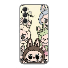 Чехол с Лабубу на Samsung Galaxy A54 – Коллаж Лабубу