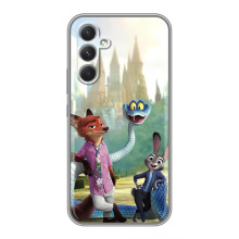 Чехол Зоотрополіс на Samsung Galaxy A54 – Ник Джуди и змея