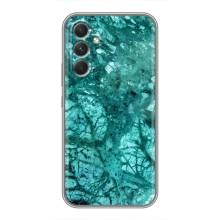 Мраморный чехол на Samsung Galaxy A54 (VPrint) – Зеленый мрамор