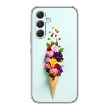 Чохли з тематикою "КВІТИ" на Samsung Galaxy A54 (Квітка-морозиво)