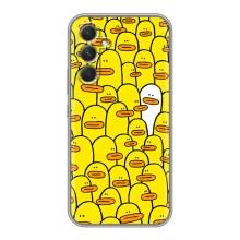 Силіконовий бампер з картинкою звірів для Samsung Galaxy A54 (Особливий)