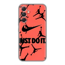 Силіконовый Чохол Nike Air Jordan на Самсунг Галаксі А54 (Just Do It)