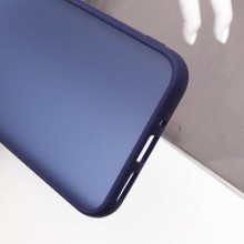 Чехол TPU+PC Lyon Frosted для Samsung Galaxy A55 – Navy Blue