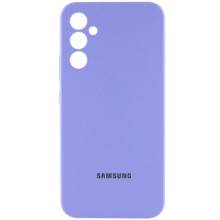 Чехол Silicone Cover Lakshmi Full Camera (AA) with logo для Samsung Galaxy A55 – Сиреневый