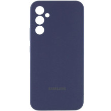 Чехол Silicone Cover Lakshmi Full Camera (AA) with logo для Samsung Galaxy A55 – Синий