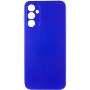 Чехол TPU GETMAN Liquid Silk Full Camera для Samsung Galaxy A55 – Синий
