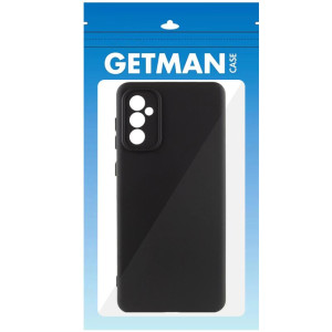Чехол TPU GETMAN Liquid Silk Full Camera для Samsung Galaxy A55 – Черный
