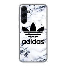 Чохли Адидас для Samsung Galaxy A55 (AlphaPrint) – Адідас на мраморі
