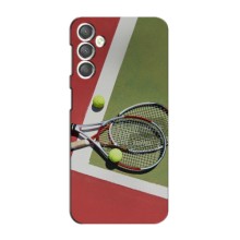Чохли з прінтом Спортивна тематика для Samsung Galaxy A55 – Ракетки теніс