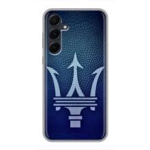 Чехлы с тематикой "Крутые машины" на Samsung Galaxy A55 – Лого Maserati