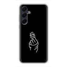Чехлы (Знак сердечка) на Samsung Galaxy A55 – Знак Сердечка