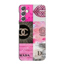 Чехол (Dior, Prada, YSL, Chanel) для Samsung Galaxy A55 (Модница)