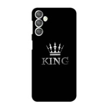 Чехол (Корона на чёрном фоне) для Самсунг А55 – KING