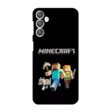 Чохол Майнкрафт на Samsung Galaxy A55 (AlphaPrint) Minecraft – герої Minecraft