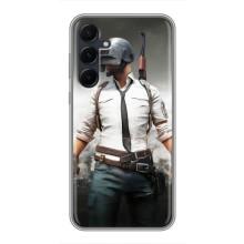 Силиконовый чехол с картинкой "Герой Pubg" на Samsung Galaxy A55 – Пабг