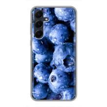 Чехол с изображением  вкусной еды для Samsung Galaxy A55 – Голубика