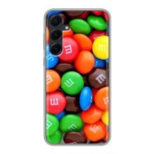 Чехол с изображением  вкусной еды для Samsung Galaxy A55 – Разноцветные M&M'S