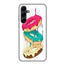 Чехол с изображением  вкусной еды для Samsung Galaxy A55 – Сочные пончики