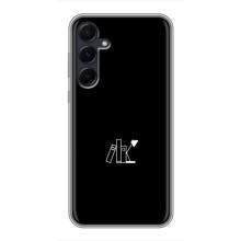 Чохол з картинками на чорному фоні для Samsung Galaxy A55 – Книжки