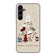 Чехол Санта Клаус для Samsung Galaxy A55 – Merry Christmas