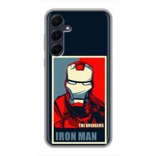 Чехол Супергерой Железный человек на Samsung Galaxy A55 – Art Iron man