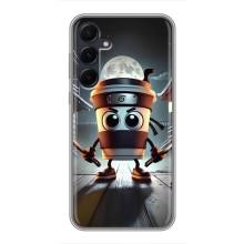 Чехол с мемом Тралалело тралала на Samsung Galaxy A55 (Капучино асасино)