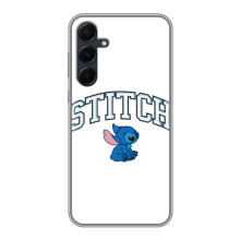 Чохол з принтом Стіч на Samsung Galaxy A55 – Стіч лого