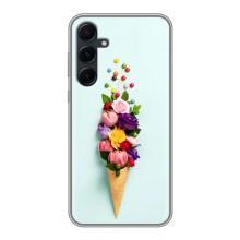 Чохли з тематикою "КВІТИ" на Samsung Galaxy A55 (Квітка-морозиво)