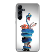 Силіконовий чохол з принтом Зоотрополіс для Samsung Galaxy A55 – Змія Зоо