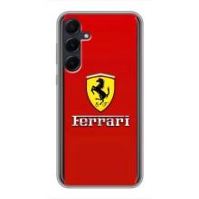 Силіконовий бампер з картинкою машини на Samsung Galaxy A55 – Ferrari Logo