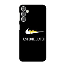 Силиконовый Чехол на Samsung Galaxy A55 с картинкой Nike (Later)