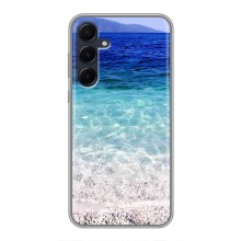 Силиконовый чехол с КАРТИНКАМИ лето для Samsung Galaxy A55 (AlphaPrint) (Море)