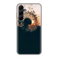 Силиконовый Чехол с одуванчиками на Samsung Galaxy A55 – Красивый одуванчик
