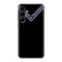 Силиконовый Чехол на Samsung Galaxy A55 (Воротник вышиванки)