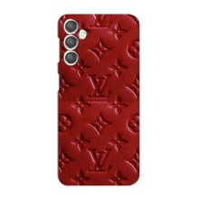 Текстурный Чехол Louis Vuitton для Самсунг А55 (Красный ЛВ)