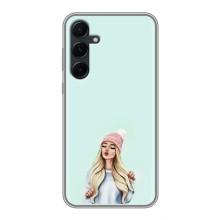 Силіконовый Чохол на Samsung Galaxy A55 з картинкой Модных девушек (В шапці)