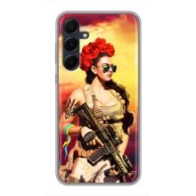 ЗСУ Чехлы (TPU) для Samsung Galaxy A55 – Женщина солдат