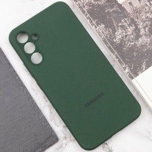 Чехол Silicone Cover Lakshmi Full Camera (AAA) with Logo для Samsung Galaxy A56 – Зеленый