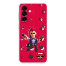 Бампер (ТПУ) з принтом Brawl Stars на Гелексі А56 5Джі – Кольт на червоному