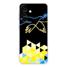 Чехол на Samsung Galaxy A56 5G Украинский дизайн (Мир для Украины)