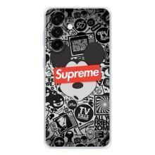 Чехол с Брендами одежды на Гелекси А56 5Джи – Supreme Маус