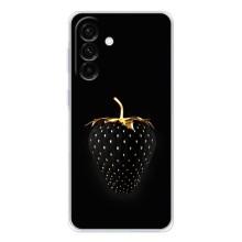 Чехол с изображением  вкусной еды для Samsung Galaxy A56 5G – Чёрная клубника