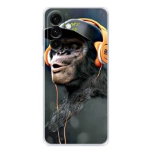 Чохол з Мавпами Samsung Galaxy A56 5G - (AlphaPrint) (В навушниках)
