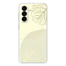 Чехол цветочный дизайн для Samsung Galaxy A56 5G – Зелёный фон