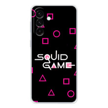 Чохол Гра в кальмара для Samsung Galaxy A56 5G – Лого гра кальмара