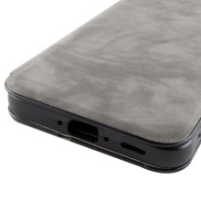 Кожаный чехол-книжка Belora для Samsung Galaxy A57 5G – Серый