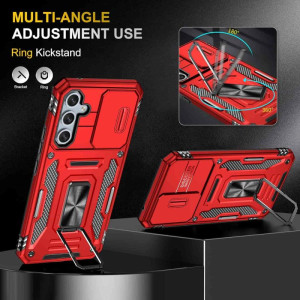 Ударопрочный чехол Camshield Army Ring для Samsung Galaxy A57 5G – Красный