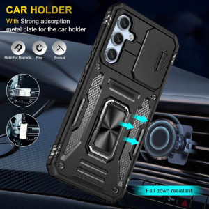 Ударопрочный чехол Camshield Army Ring для Samsung Galaxy A57 5G – Черный