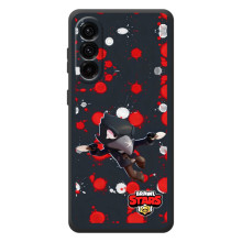 Бампер (ТПУ) з принтом Brawl Stars на Галакси А57 (Чорний ворон)