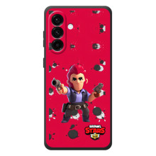 Бампер (ТПУ) з принтом Brawl Stars на Галакси А57 (Кольт на червоному)